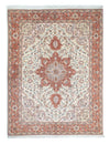 Tapis de Tabriz - 50 rangs Tapis 149x201cm - Tapis persan - beige - Rectangle / Beige / 149 x 201 cm Rectangle