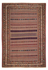 Tapis persan - Nomadic - 290 x 197 cm - multicolore