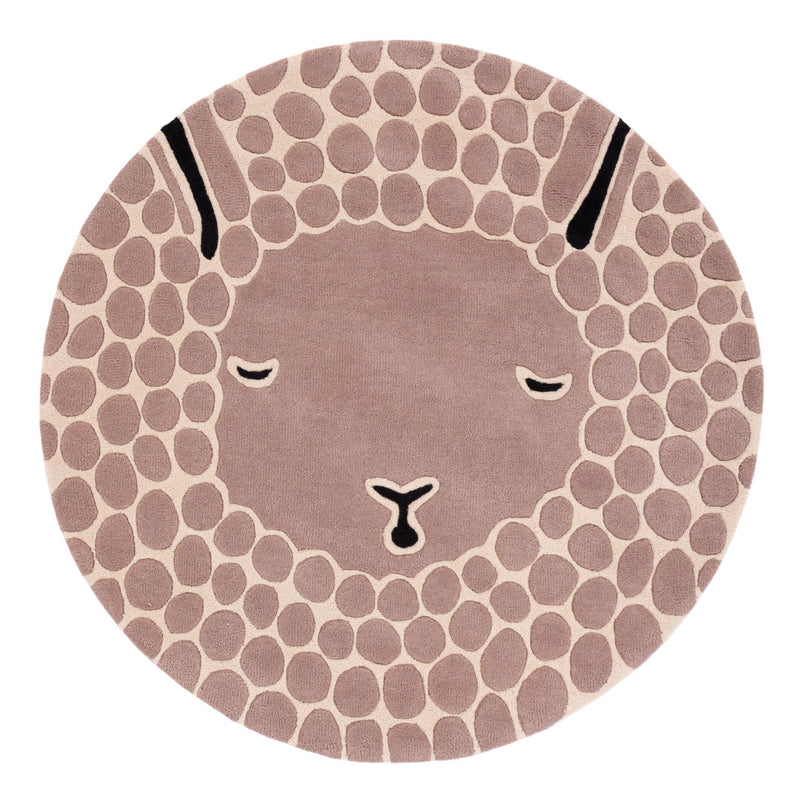 Nuages Douillets Tapis Enfant Rond