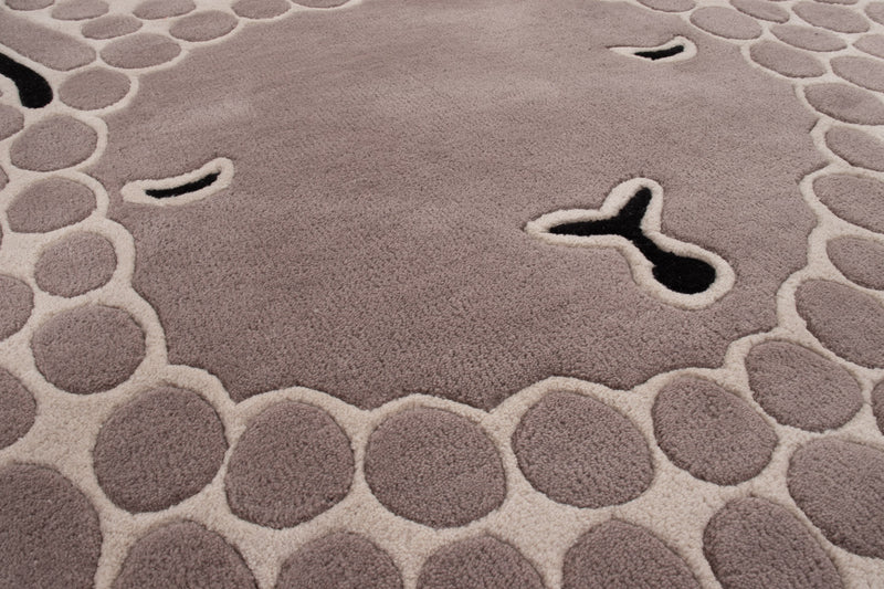 Nuages Douillets Tapis Enfant Rond