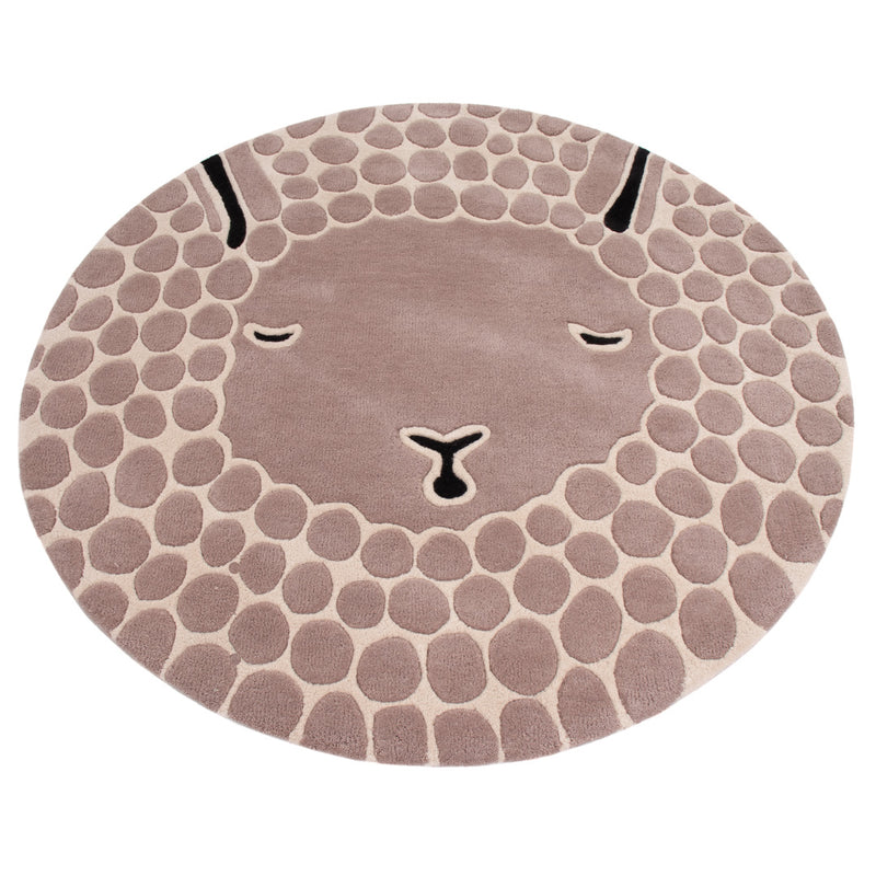 Nuages Douillets Tapis Enfant Rond