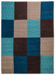 Patchwork Teppich 240 x 170 cm Wohnzimmer Teppich