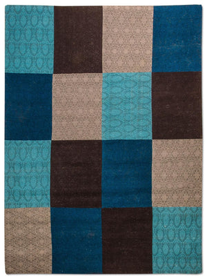 Patchwork Teppich 300 x 200 cm Teppich Wohnzimmer