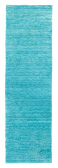 Tapis de couloir Tapis Gabbeh - Indus - 200 x 80 cm - turquoise