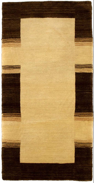 Wollteppich 110 x 60 cm Teppichbrücke