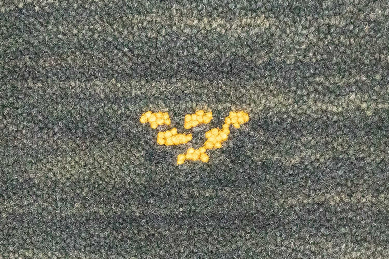 Gabbeh Teppich - Softy 120 x 70 cm - grün