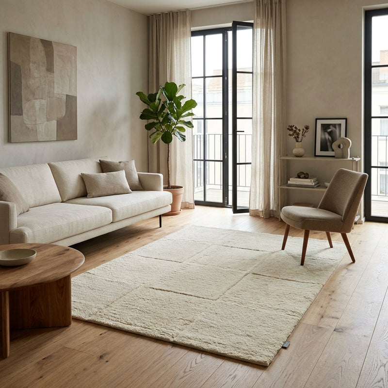 Tappeto di lana Modern Merino - Tappeto di lana