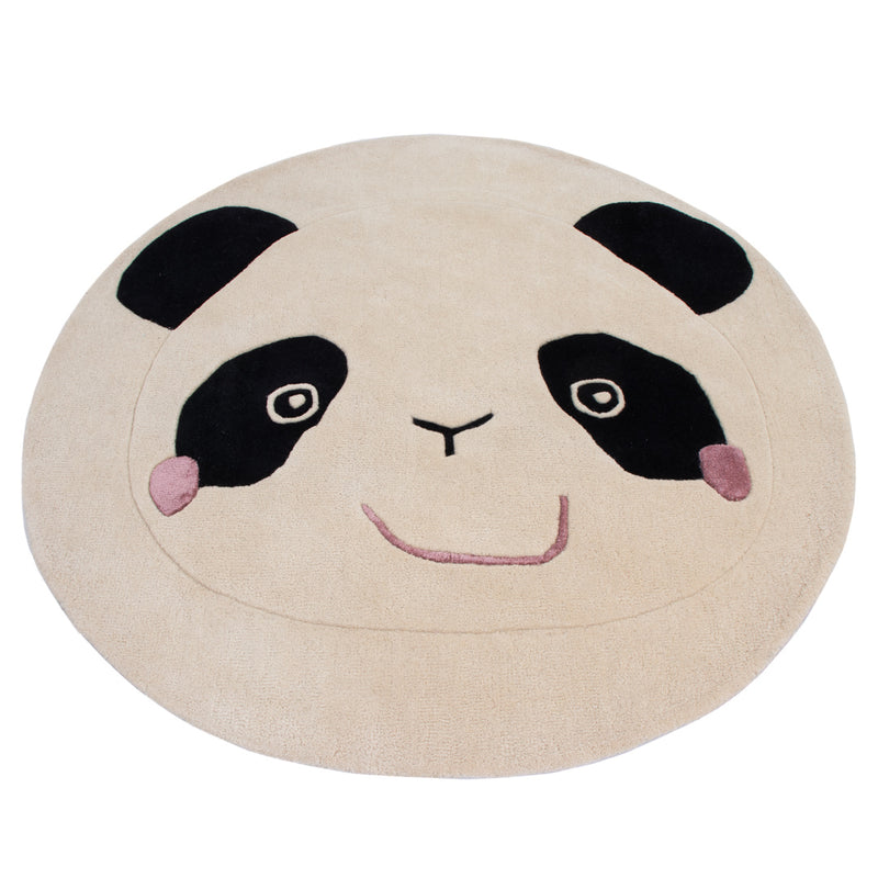 Panda Tappeto per Bambini Rotondo
