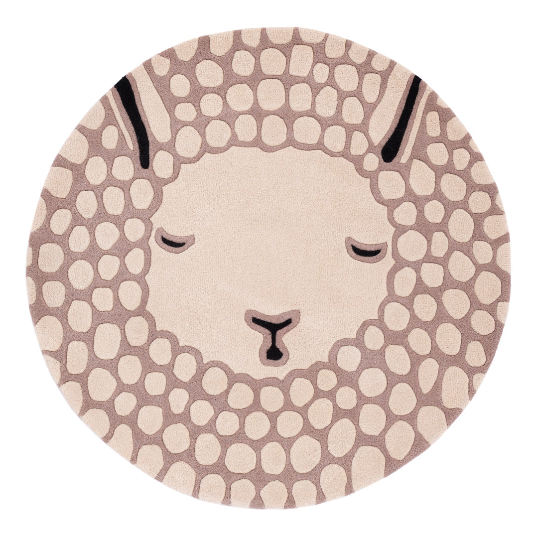 Nuages Douillets Tapis Enfant Rond
