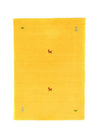 Gabbeh Teppich Agra - Wollteppich - Rechteckig / Gelb / 60 x 90 cm Rechteckig