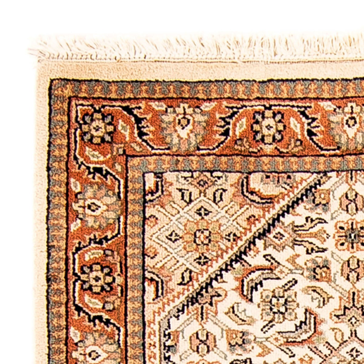 Orientteppich - Bidjar - Indus 140 x 70 cm - beige