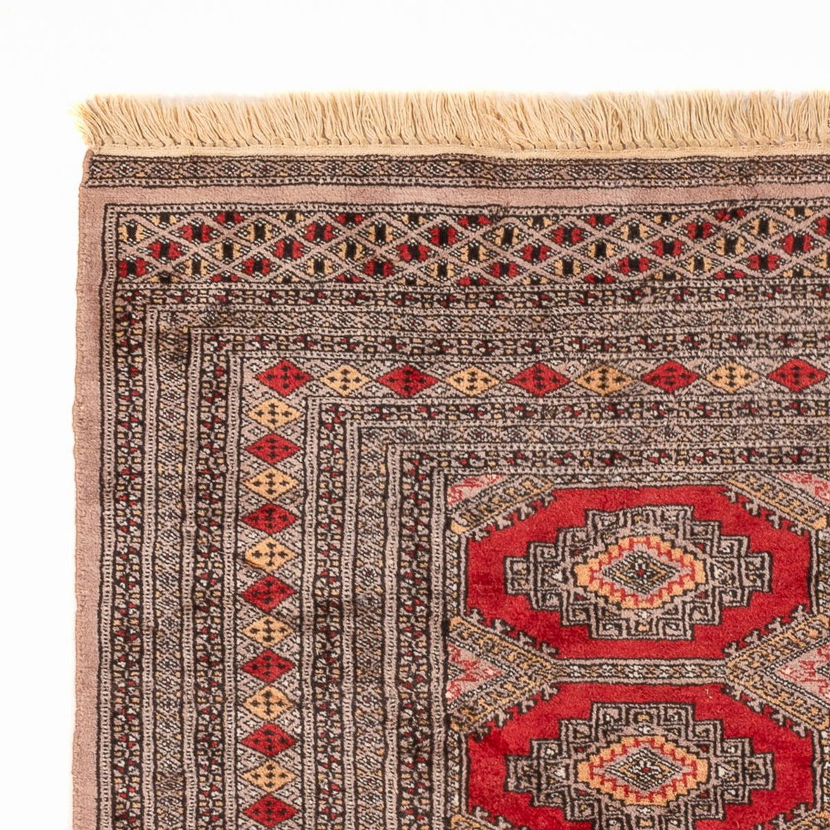 Pakistan Teppich - 165 x 124 cm - dunkelbeige