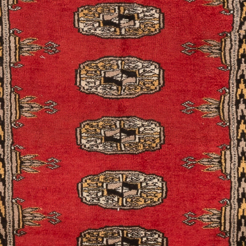 Pakistan Teppich - 124 x 82 cm - rot