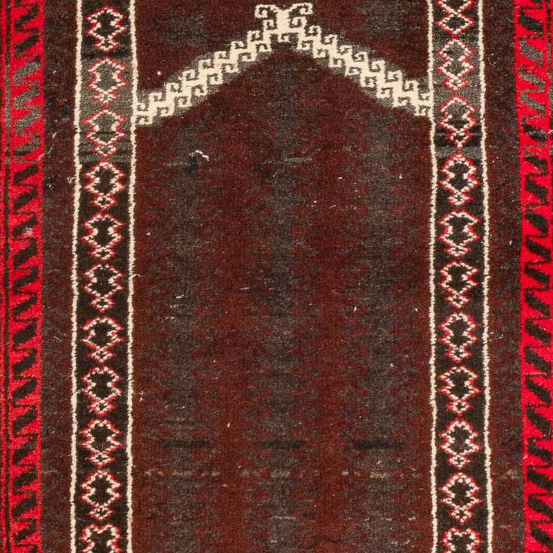 Belutsch Teppich - 147 x 97 cm - dunkelrot