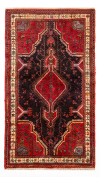 Tapis de couloir Tapis persan - Nomadic - 197 x 77 cm - rouge foncé