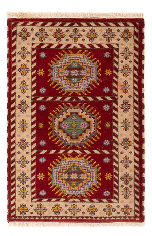 Orientteppich - 160 x 90 cm - dunkelrot