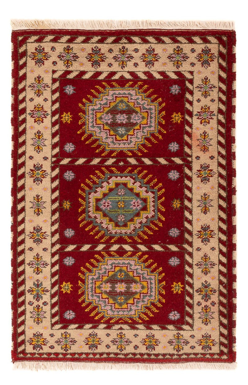 Orientteppich - 160 x 90 cm - dunkelrot